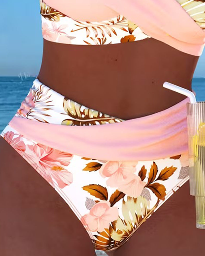 Women's Floral Bikini Swimwear for the Beach Poolside Holidays and Summer Sunbathing