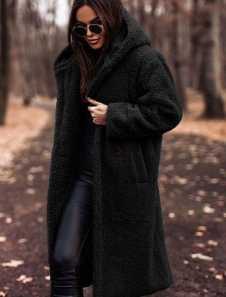 Women's Classic Winter Coat Tailored Fit Long Sleeve Button Closure Stylish Warmth