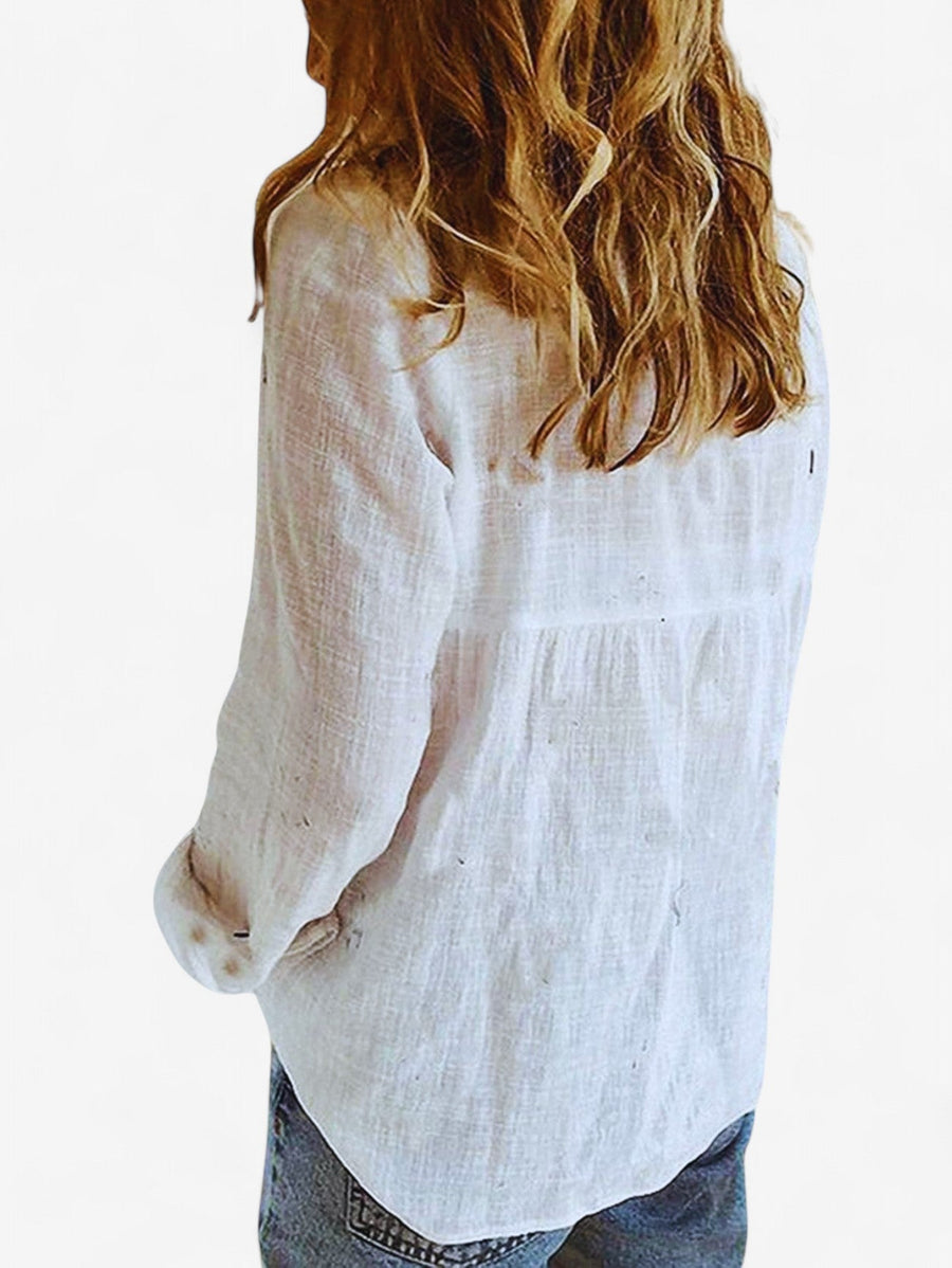 Women’s Stylish Button Down Blouse | Long Sleeve