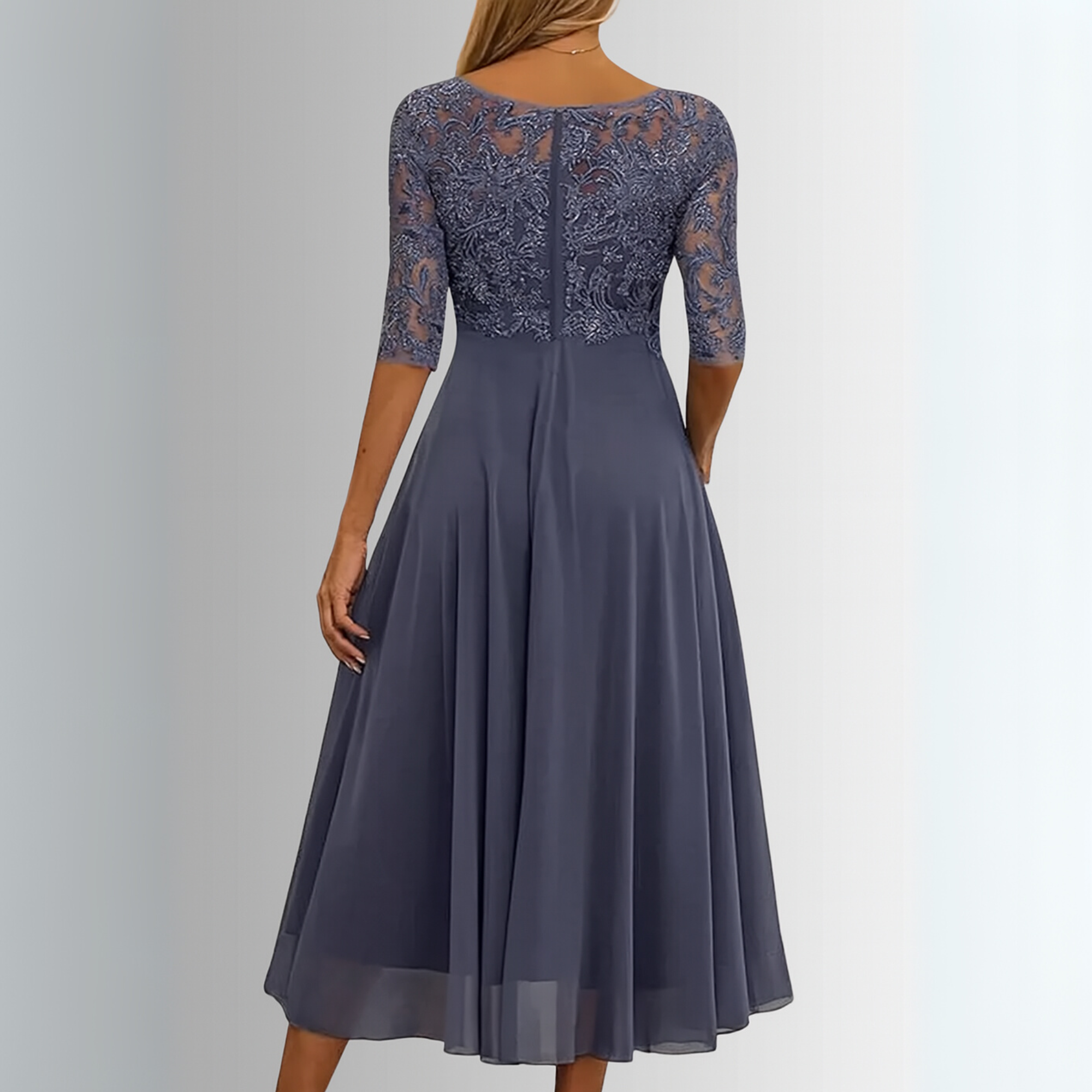 Women's Lace Midi Dress Outfit for Summer Holidays Weddings Parties and Everyday Wear