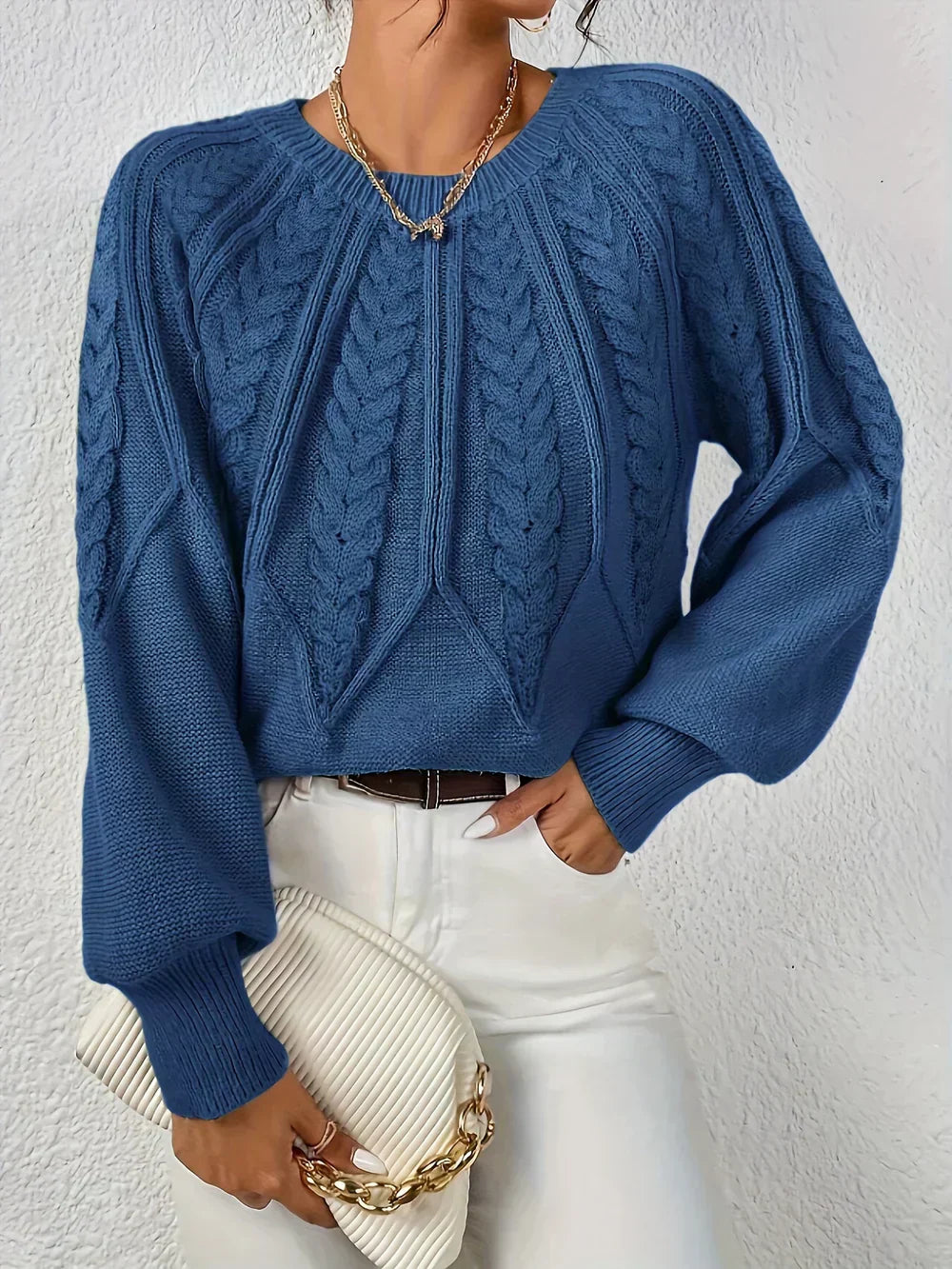Women's Knitted Modern Sweater Knitwear for Autumn Winter Layering Cosy Days and Everyday Wear