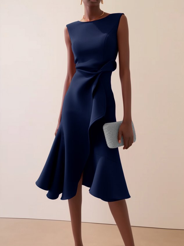 Women's Casual Midi Dress Outfit for Summer Holidays Weddings Parties and Everyday Wear
