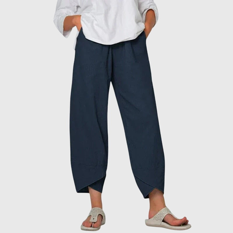 Women's Relaxed Pants Outfit for Work Casual Days Holidays and Everyday Wear