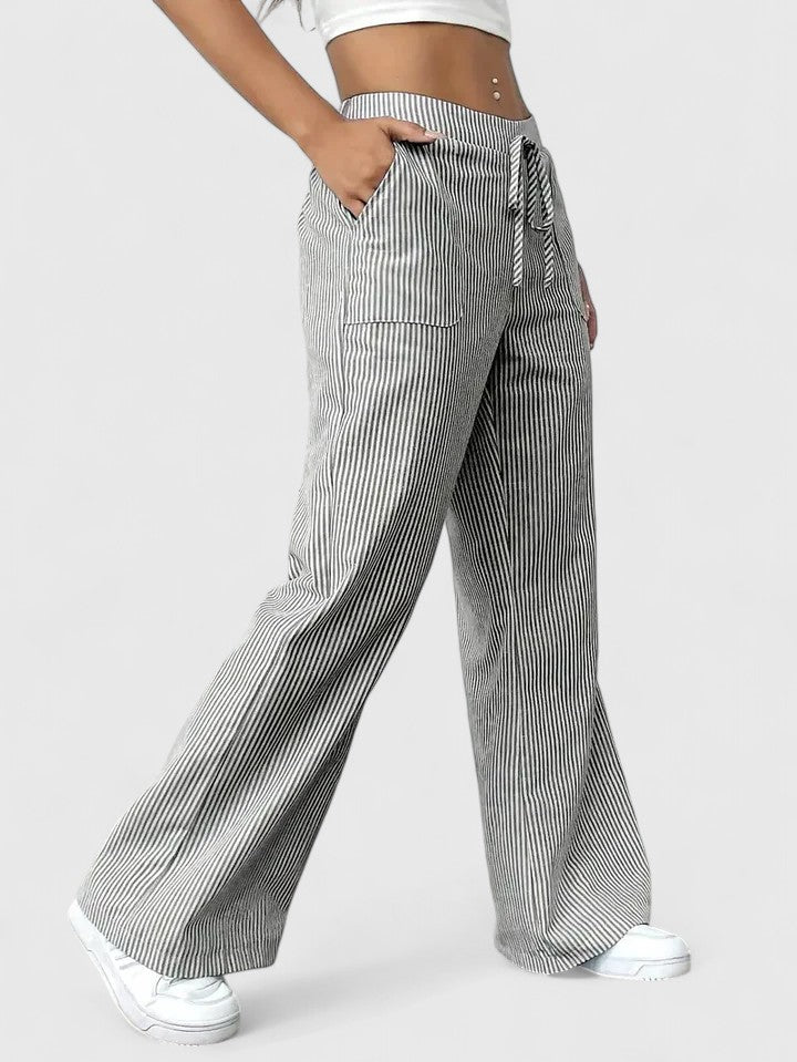 Women's Casual Relaxed Pants Outfit for Work Casual Days Holidays and Everyday Wear