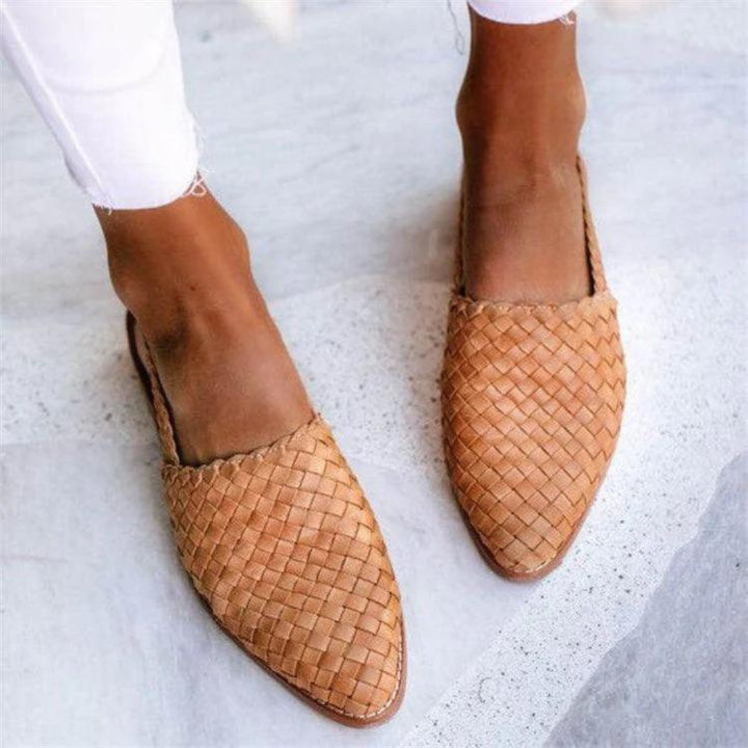 Women's Woven Loafers Footwear for Summer Holidays Weddings Parties and Everyday Wear