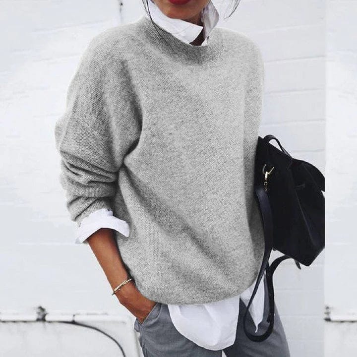 Women's Everyday Sweater Relaxed Fit Long Sleeve Crew Neck Casual Wear