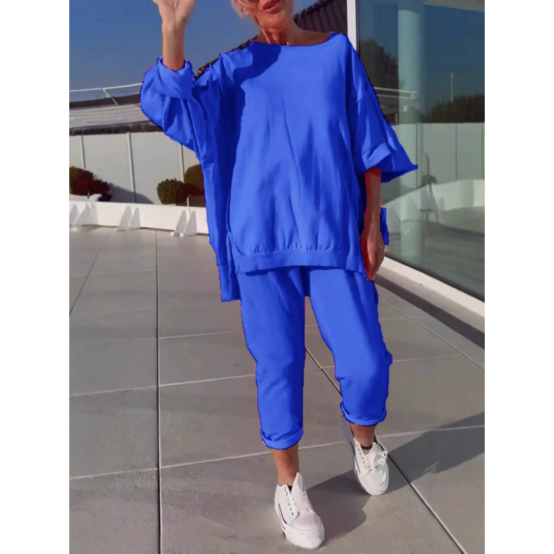 Women's Relaxed Loungewear Everyday Set Outfit for Weddings Parties Holidays Occasions and Everyday Wear