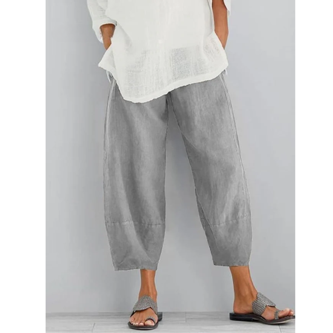 Women's Relaxed Straight-Leg Leisure Casual Pants Outfit for Work Casual Days Holidays and Everyday Wear