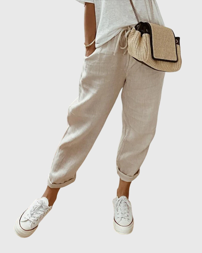 Women's Tailored Pants Outfit for Work Casual Days Holidays and Everyday Wear