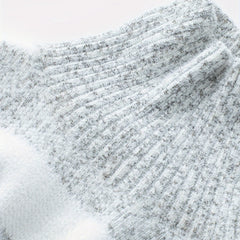 Women's Stylish Striped Knit Turtleneck Sweater Long Sleeve Casual Everyday