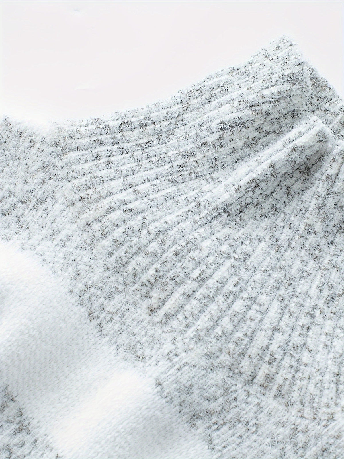 Women's Stylish Striped Knit Turtleneck Sweater Long Sleeve Casual Everyday