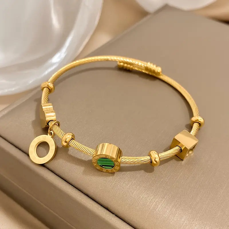 Women's Gold Bracelet Statement Jewellery Jewelry Gift for Women Weddings Parties Prom and Everyday Wear
