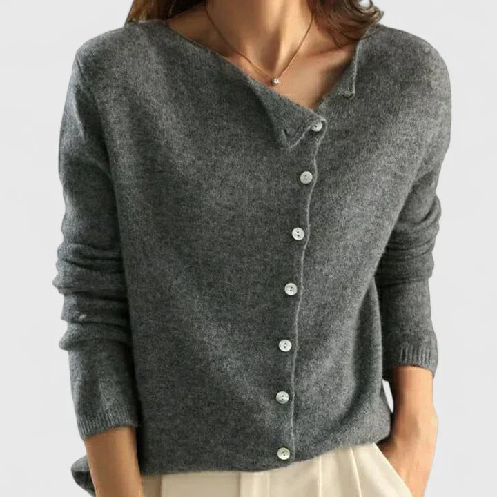 Women's Modern Cardigan Long Sleeve Button Front Casual Layering
