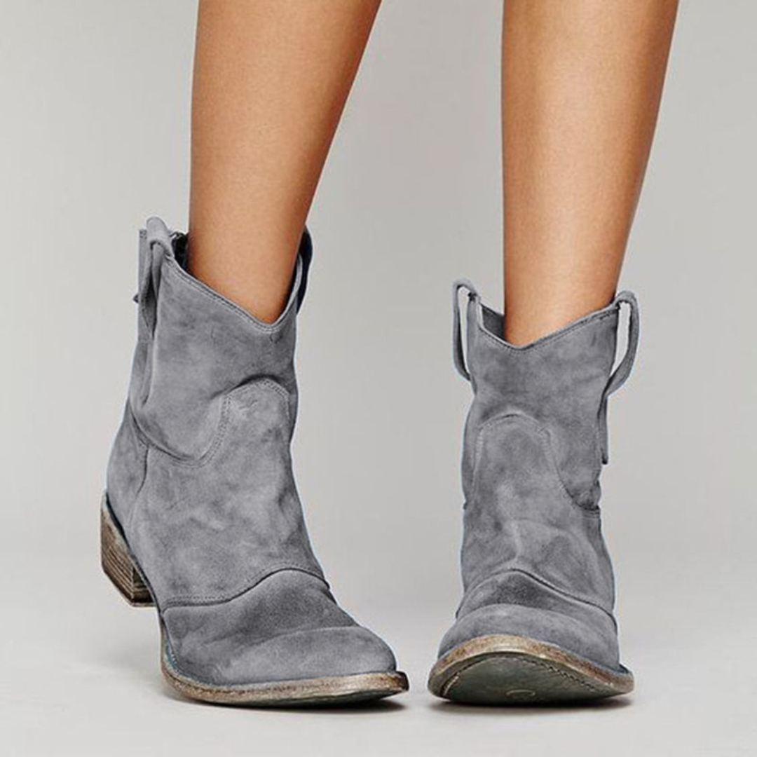 Women's Suede Ankle Footwear Boots Footwear for Summer Holidays Weddings Parties and Everyday Wear
