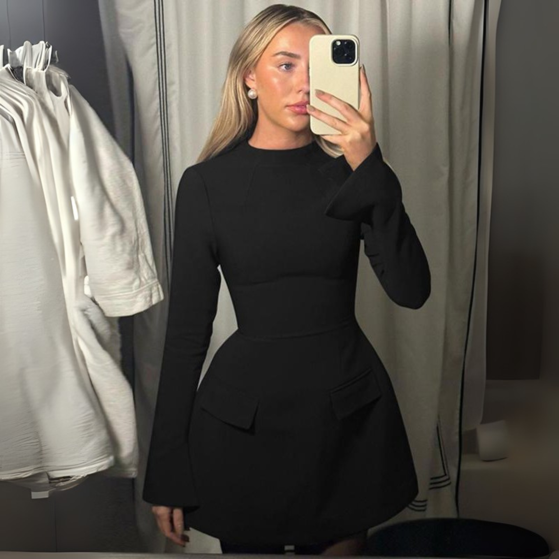 Women's Bodycon Mini Dress Long Sleeve Chic Fitted Style Evening