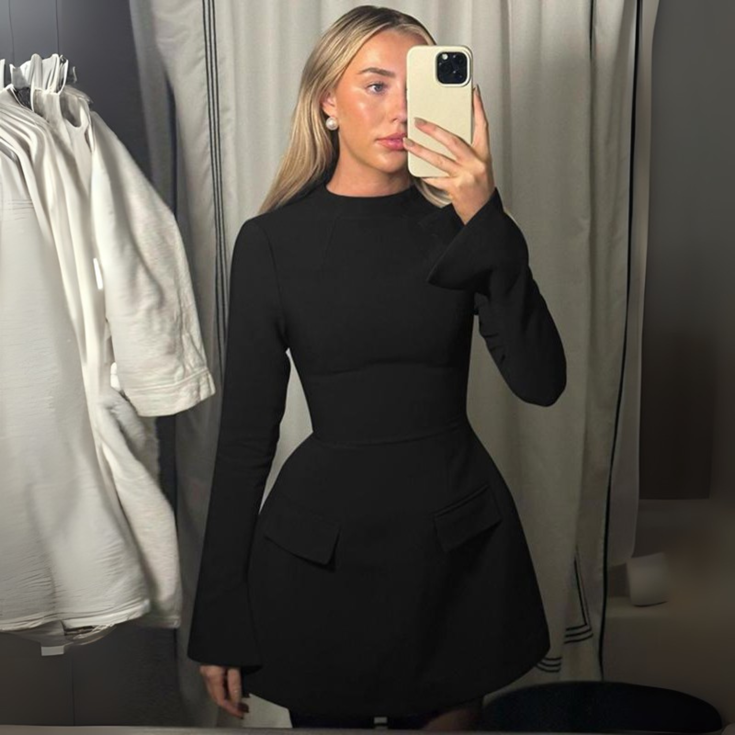 Women's Bodycon Mini Dress Long Sleeve Chic Fitted Style Evening