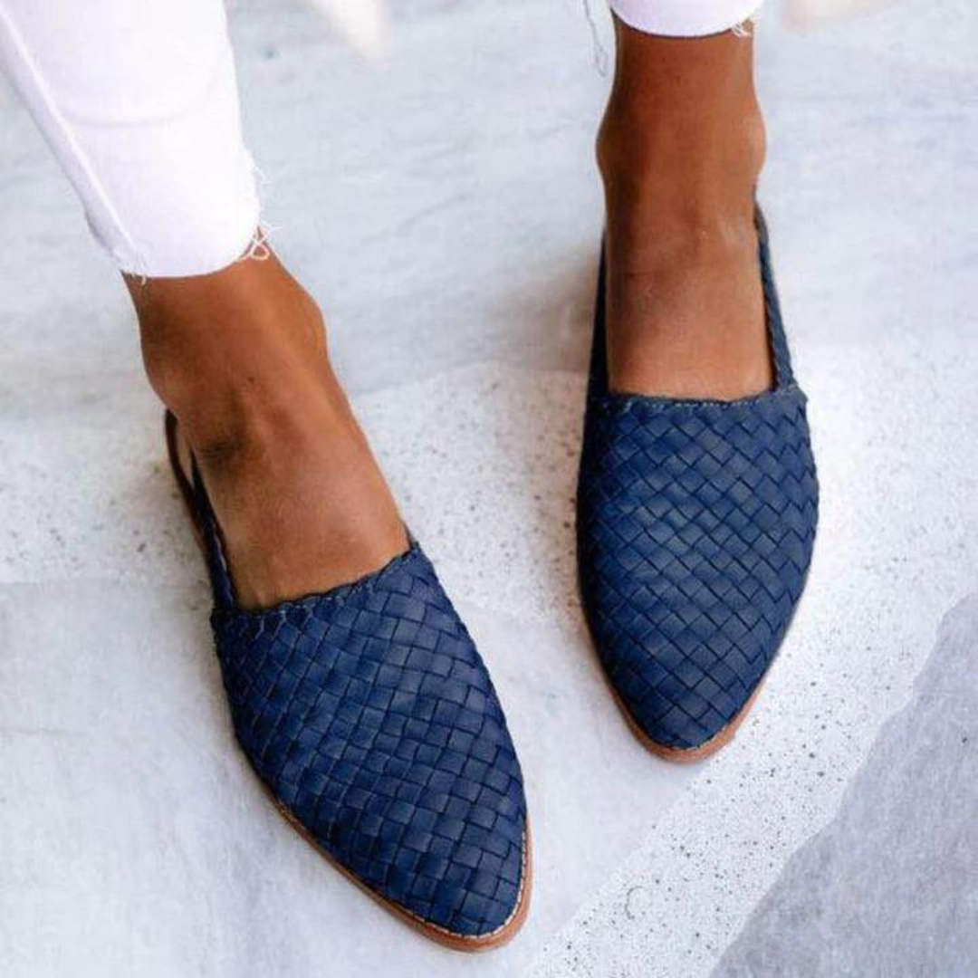 Women's Woven Loafers Footwear for Summer Holidays Weddings Parties and Everyday Wear
