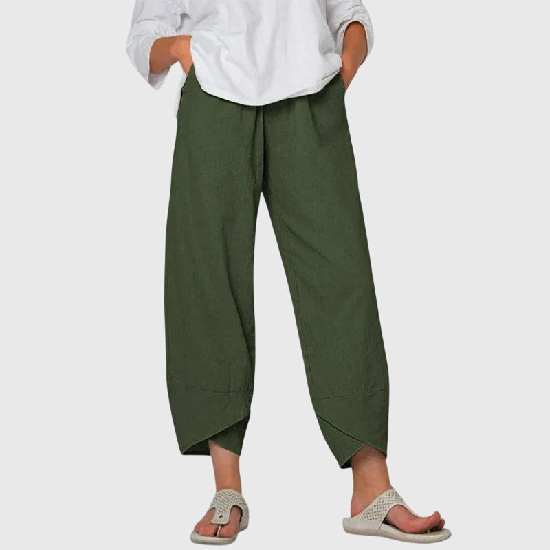 Women's Relaxed Pants Outfit for Work Casual Days Holidays and Everyday Wear