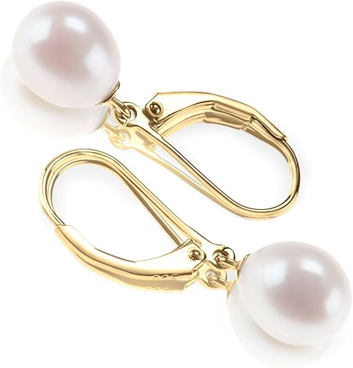 Women's Pearl Dangle Earrings Statement Jewellery Jewelry Gift for Women Weddings Parties Prom and Everyday Wear