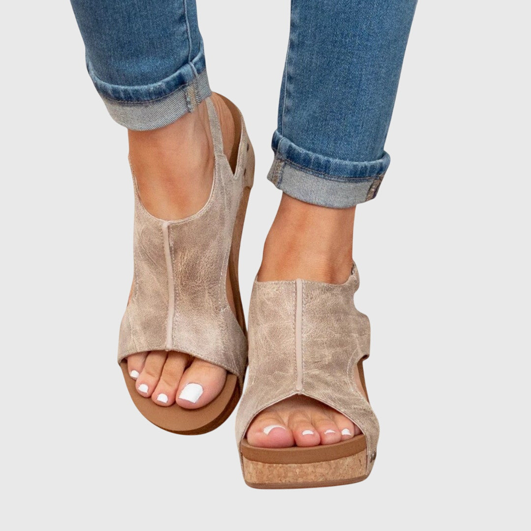 Women's Casual Open Toe Sandals Adjustable Straps Lightweight Everyday Style