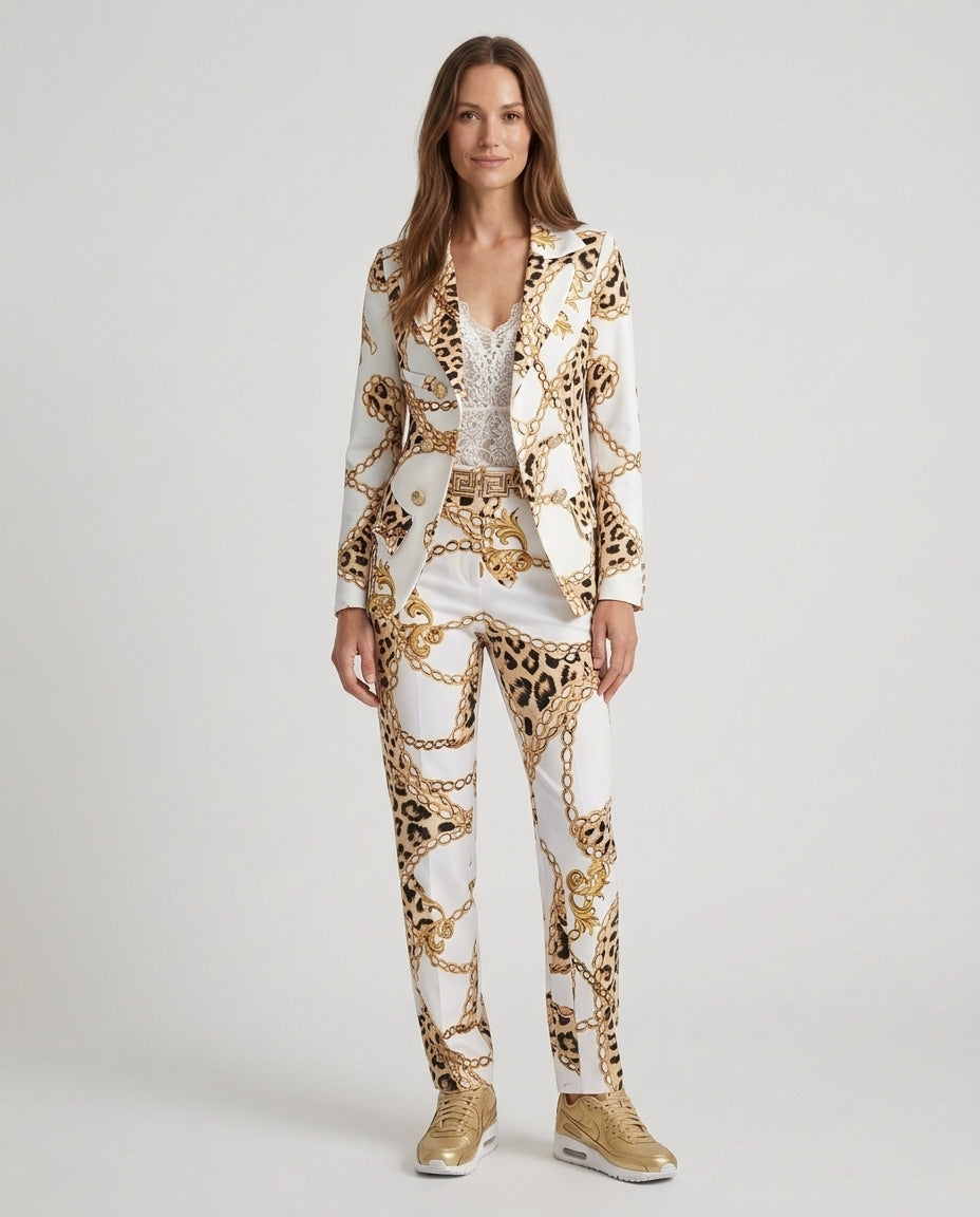 Women’s Two-Piece Blazer and Trouser Set