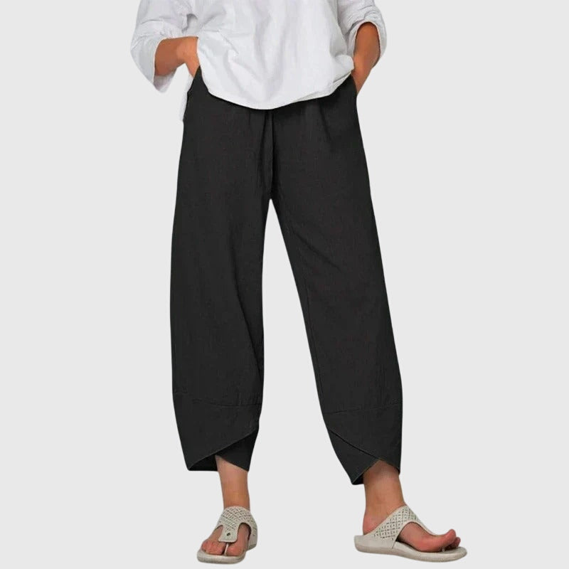 Women's Relaxed Pants Outfit for Work Casual Days Holidays and Everyday Wear
