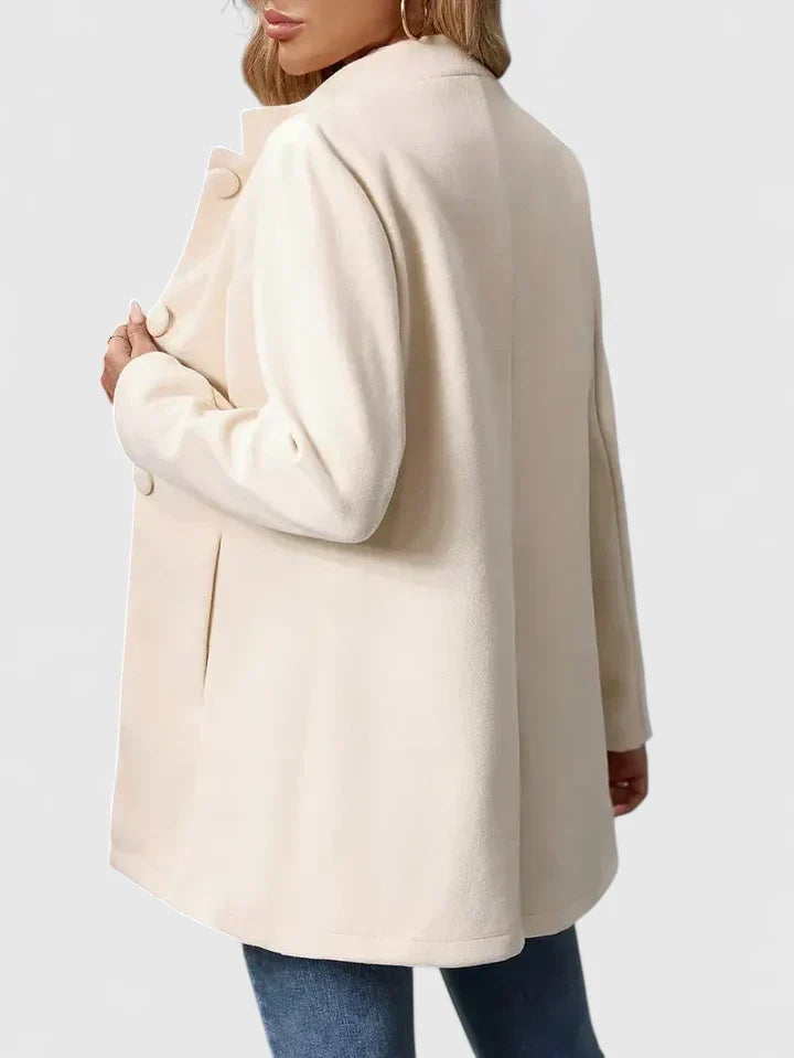 Women's Elegant Jacket Tailored Fit Long Sleeve Notched Collar Classic Occasion
