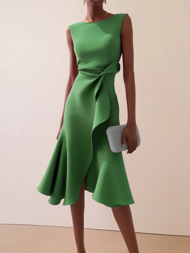 Women's Casual Midi Dress Outfit for Summer Holidays Weddings Parties and Everyday Wear