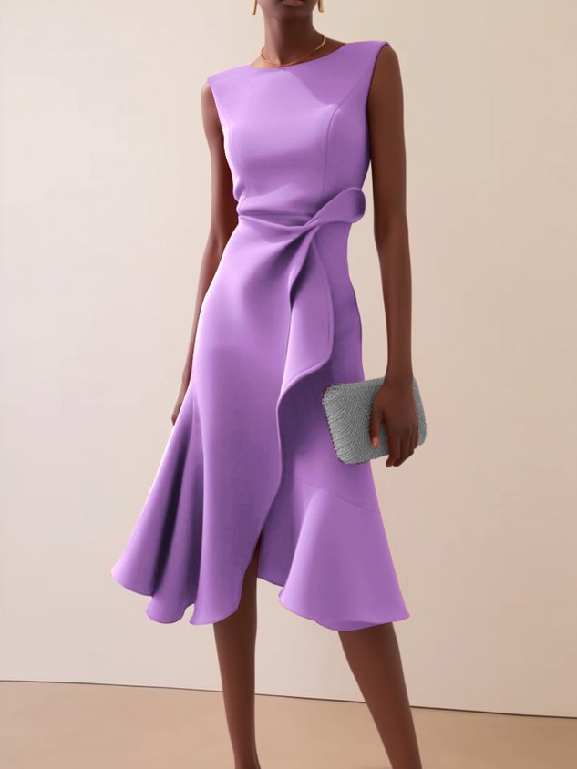 Women's Casual Midi Dress Outfit for Summer Holidays Weddings Parties and Everyday Wear