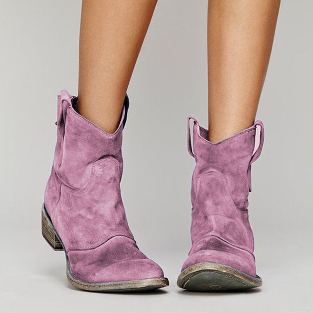 Women's Suede Ankle Footwear Boots Footwear for Summer Holidays Weddings Parties and Everyday Wear