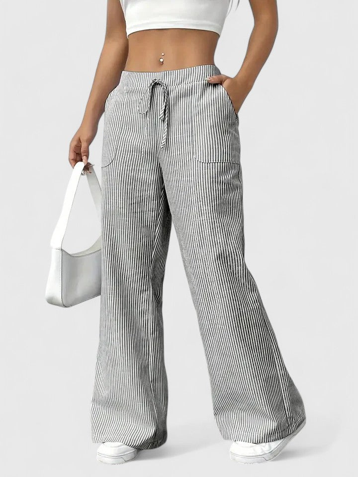 Women's Casual Relaxed Pants Outfit for Work Casual Days Holidays and Everyday Wear