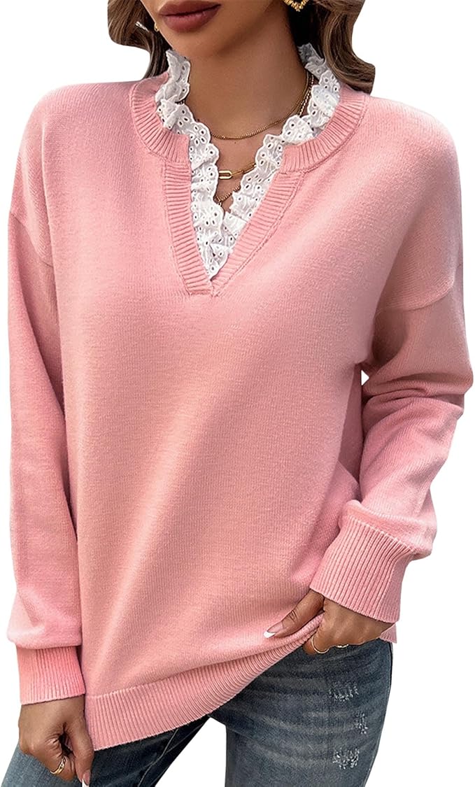 Women's Casual Sweater Knitwear for Autumn Winter Layering Cosy Days and Everyday Wear