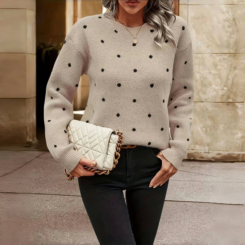Women's Casual Relaxed Sweater Knitwear for Autumn Winter Layering Cosy Days and Everyday Wear