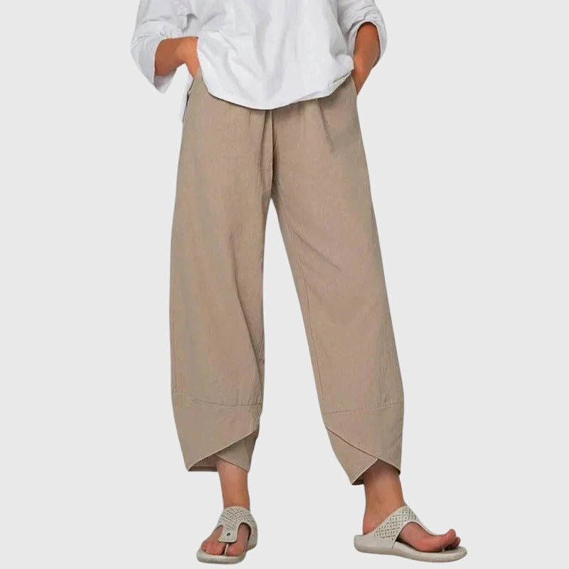 Women's Relaxed Pants Outfit for Work Casual Days Holidays and Everyday Wear