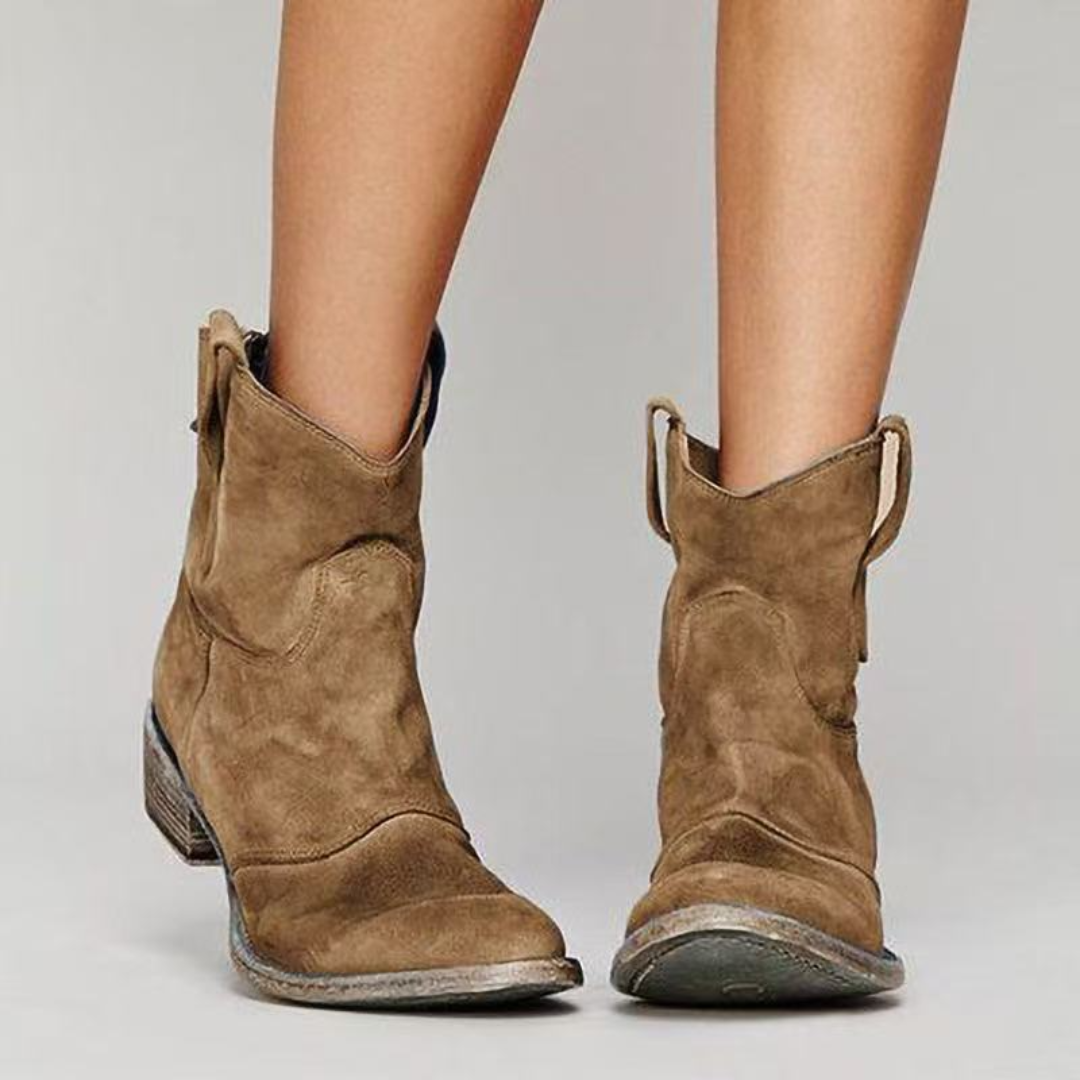 Women's Suede Ankle Footwear Boots Footwear for Summer Holidays Weddings Parties and Everyday Wear