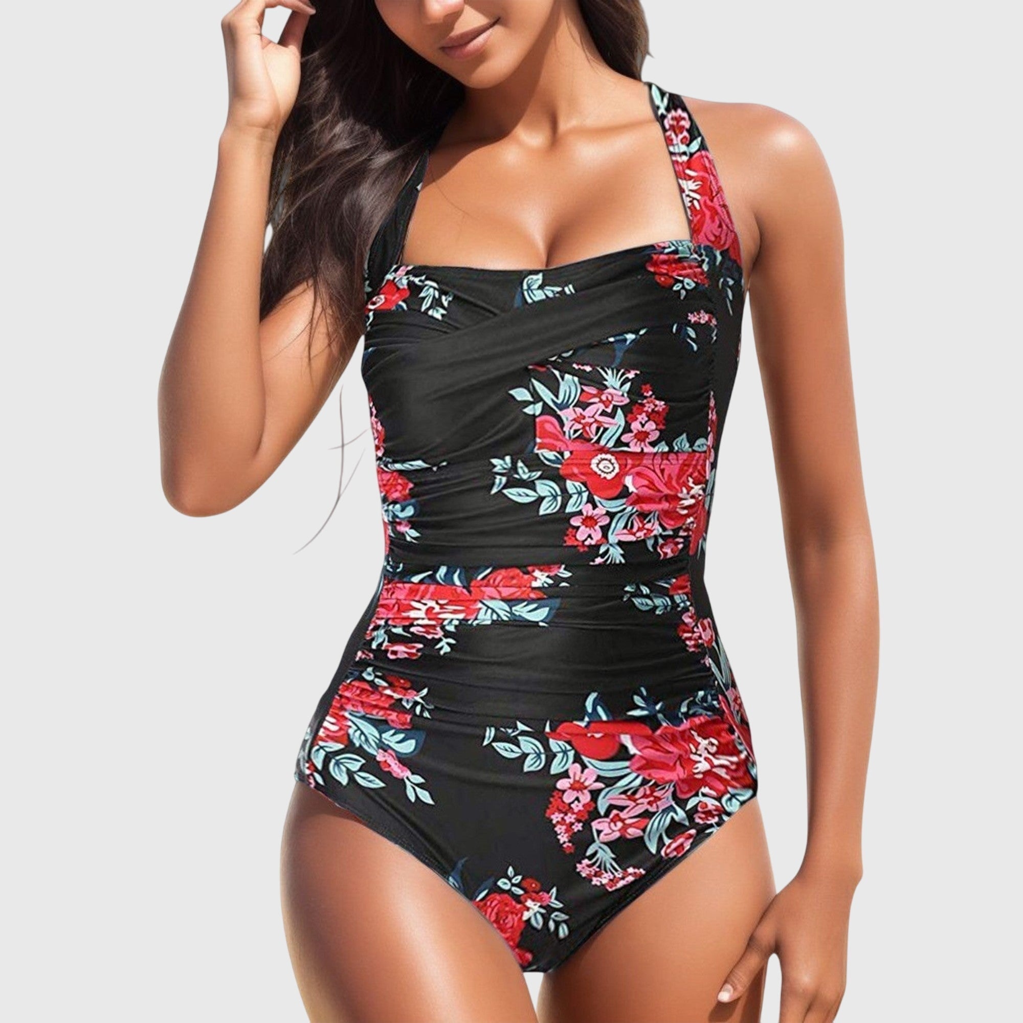 Women's One-Piece Swimsuit Swimwear for the Beach Poolside Holidays and Summer Sunbathing
