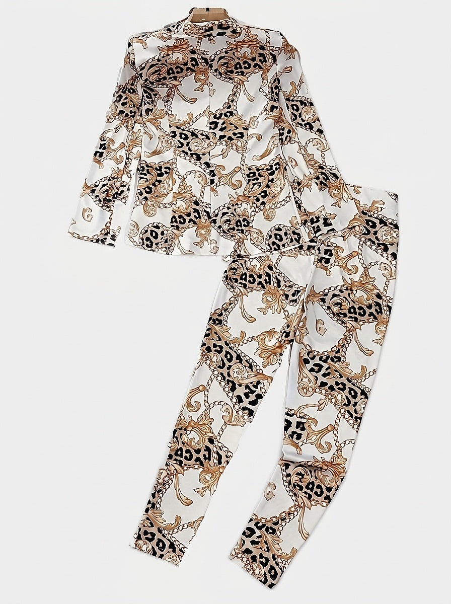 Women’s Two-Piece Blazer and Trouser Set