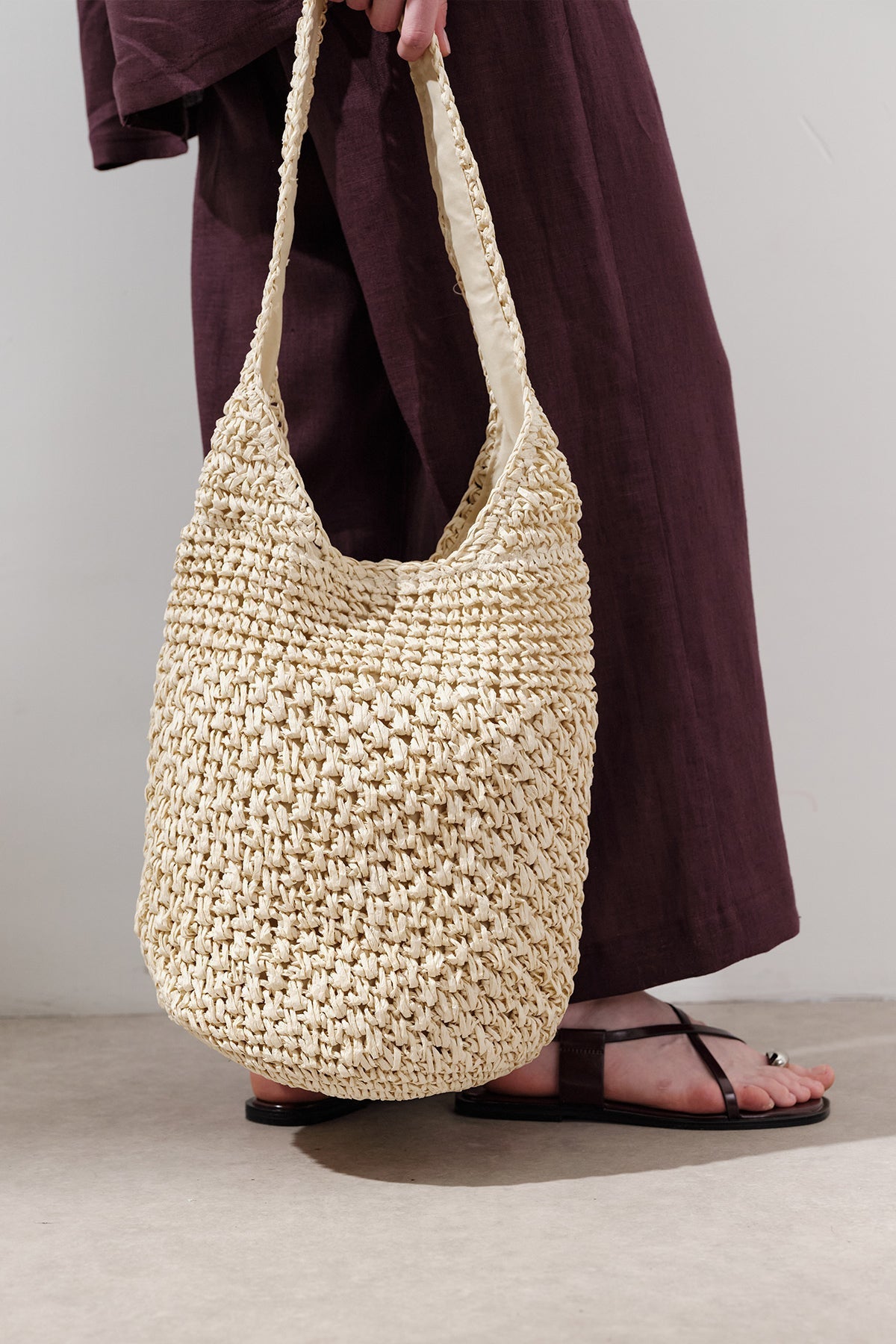 Women's Braided Straw Shoulder Bag Purse for Work Travel Holidays Shopping Commutes and Everyday Use
