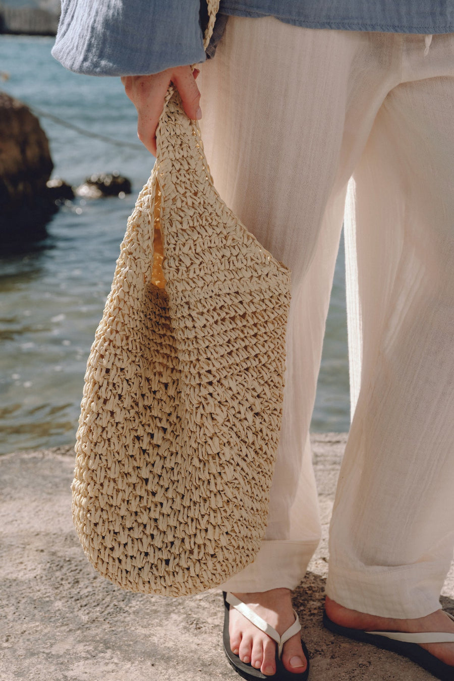 Women's Braided Straw Shoulder Bag Purse for Work Travel Holidays Shopping Commutes and Everyday Use