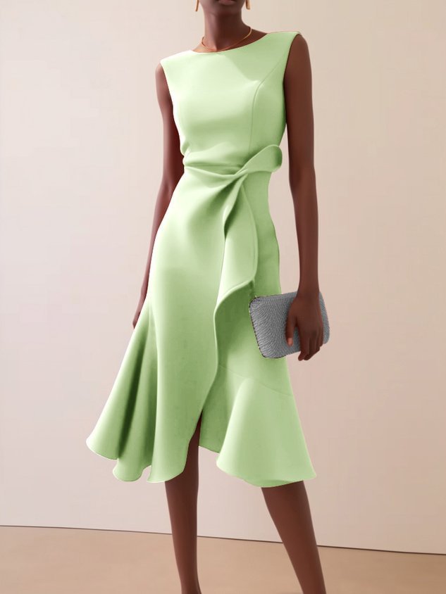 Women's Casual Midi Dress Outfit for Summer Holidays Weddings Parties and Everyday Wear