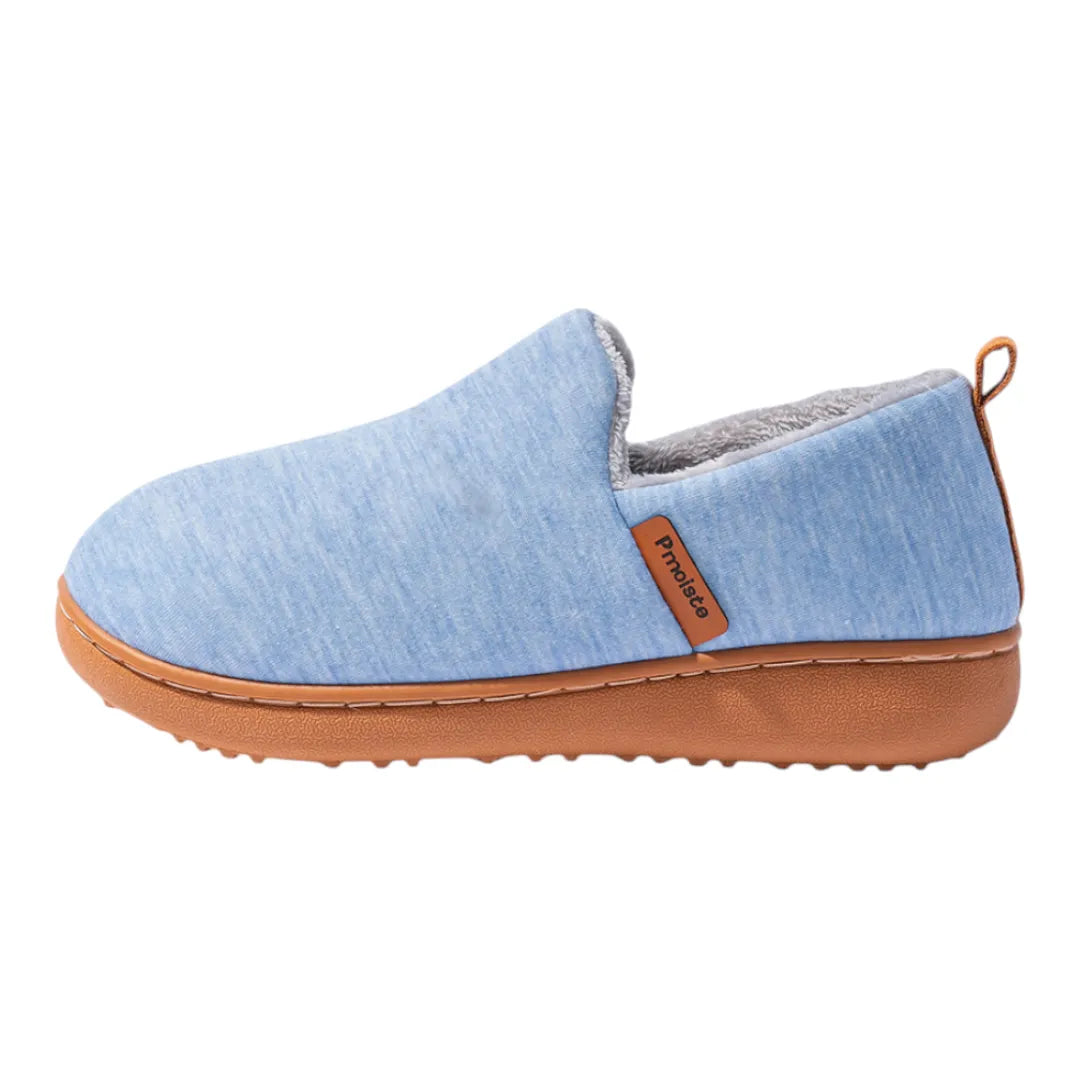 Women's Cozy Hard Sole Slippers Fleece Lined Casual Indoor Footwear