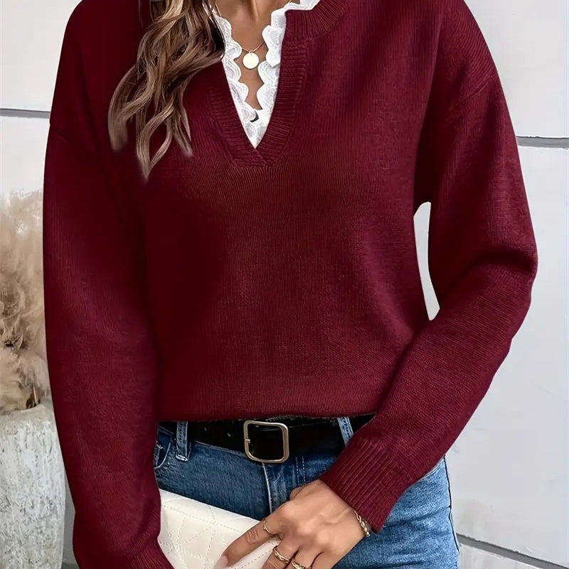 Women's Casual Sweater Knitwear for Autumn Winter Layering Cosy Days and Everyday Wear