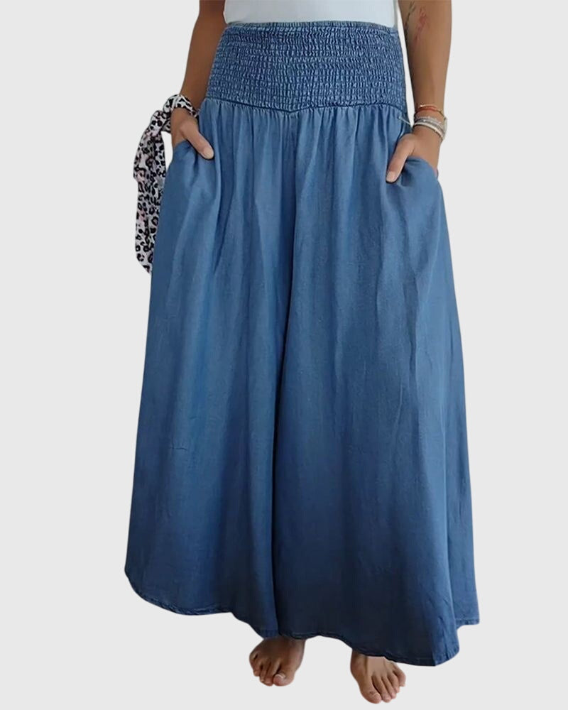 Women's Relaxed Fit Stretchy Pants Outfit for Work Casual Days Holidays and Everyday Wear