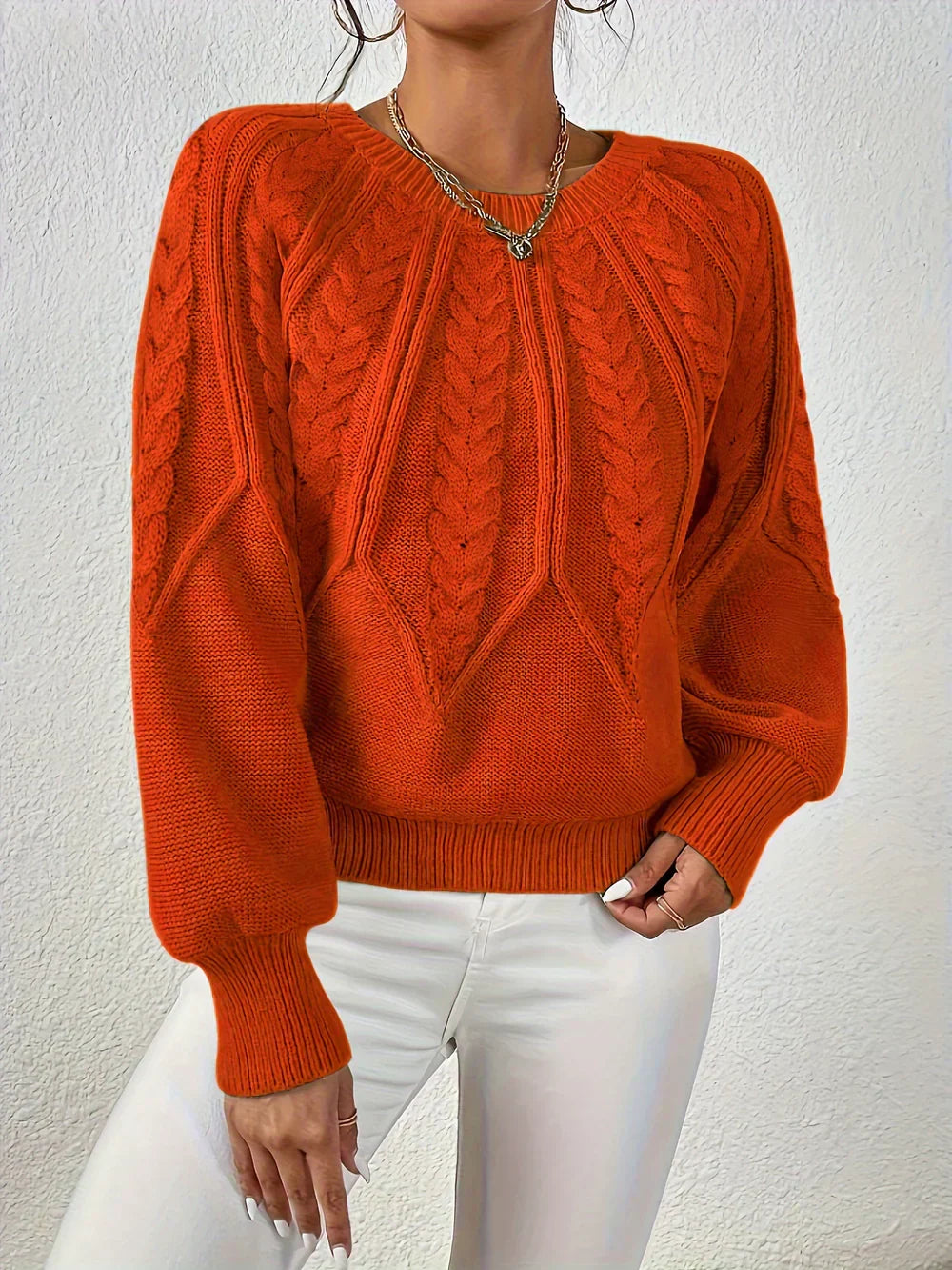 Women's Knitted Modern Sweater Knitwear for Autumn Winter Layering Cosy Days and Everyday Wear