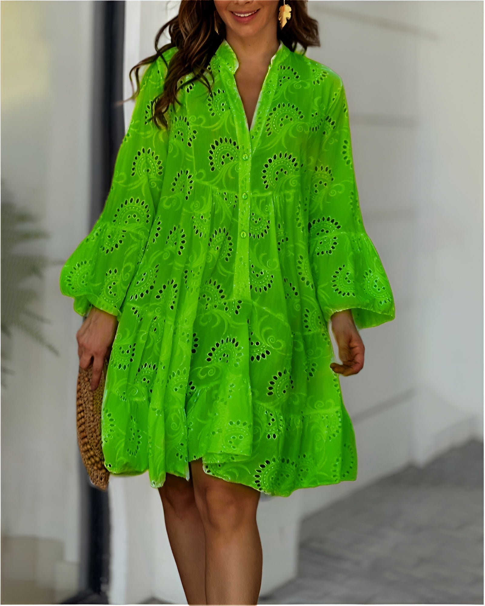 Women's Flowy Tummy Control Casual Summer Dress Outfit for Summer Holidays Weddings Parties and Everyday Wear