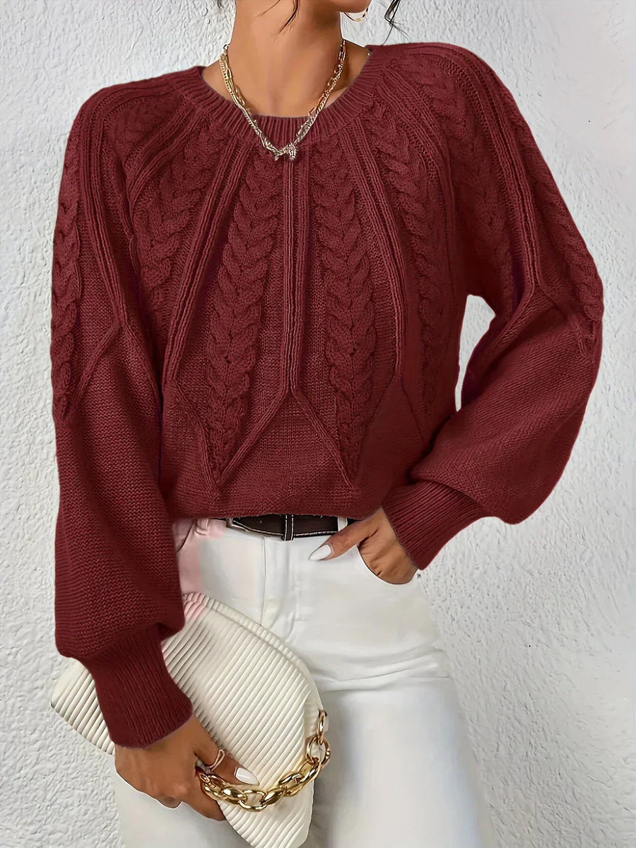 Women's Knitted Modern Sweater Knitwear for Autumn Winter Layering Cosy Days and Everyday Wear