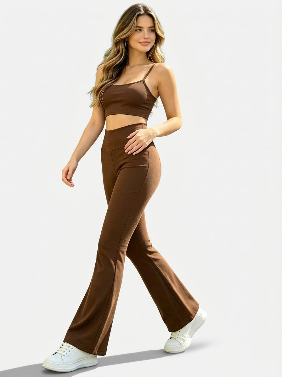 Women’s High-Waisted Flared Pants