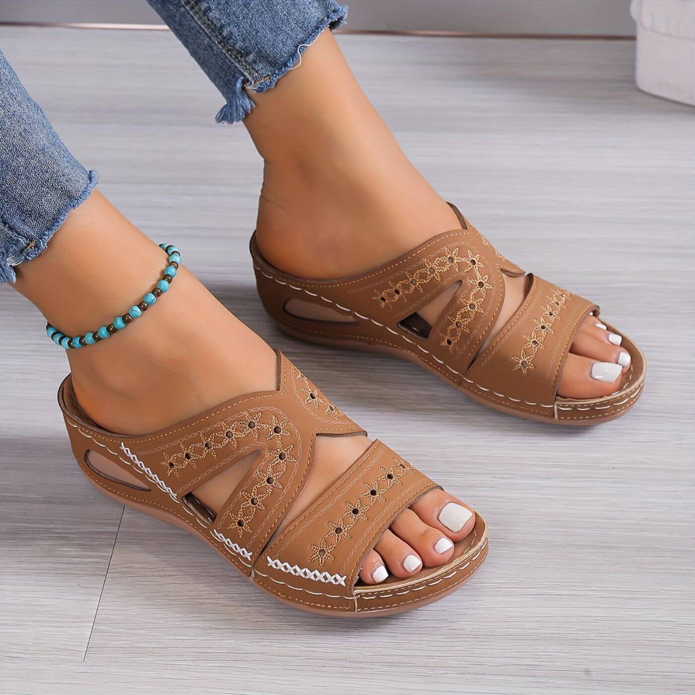 Women's Slip-Resistant Elegan Sandals Footwear for Summer Holidays Weddings Parties and Everyday Wear
