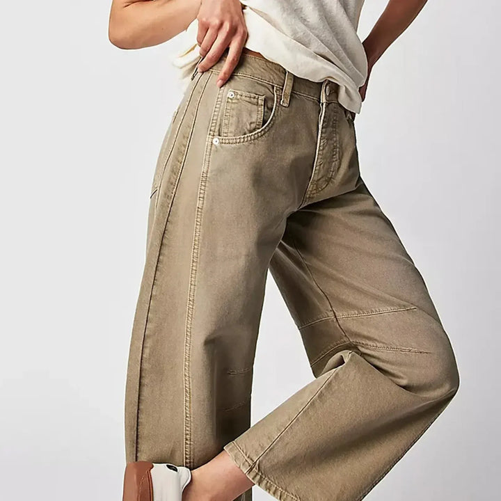 Women’s High-Waisted Relaxed Barrel Leg Jeans | Casual