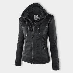 Women's Casual Hooded Jacket Relaxed Fit Full-Zip Lightweight Everyday